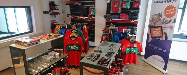Openingstijden nieuwe fanshop Goffertstadion